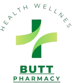 BUTT Pharmacy Store Logo